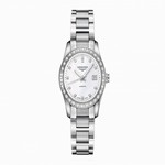 L22850876 Longines Conquest Self winding mechanical movement beating at 28'800 vibrations per hours and providing 40 hours of power reserve Moment Caliber: L595/592