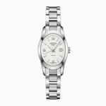 L22854766 Longines Conquest Self winding mechanical movement beating at 28'800 vibrations per hours and providing 40 hours of power reserve Moment Caliber: L595/592