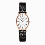 L47788110 Longines Elegant Self winding mechanical movement beating at 28'800 vibrations per hours and providing 42 hours of power reserve Moment Caliber: L619