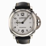 PAM00499 Panerai Luminor 1950 Automatic mechanical, Panerai P.9000 calibre, executed entirely by Panerai, 13? lignes, 7.9 mm thick, 28 jewels, Glucydur? balance, 28,800 alternations/hour. Incabloc? anti-shock device. Power reserve 3 days, two barrels. 197 components