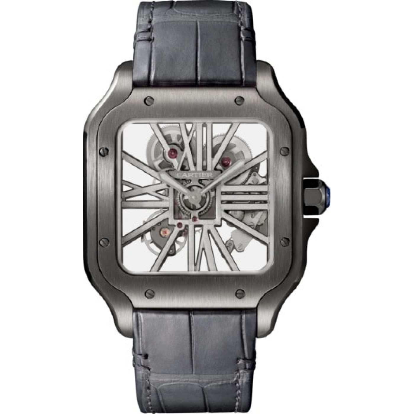 WHSA0009 Cartier Santos Mechanical with Manual Winding