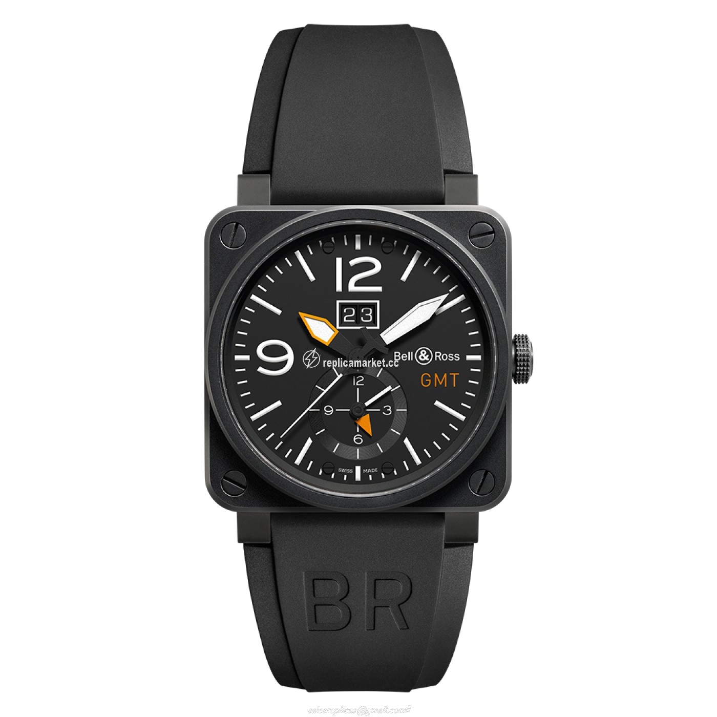 BR0351-GMT-CA Bell & Ross BR 03-51 Mechanical Automatic