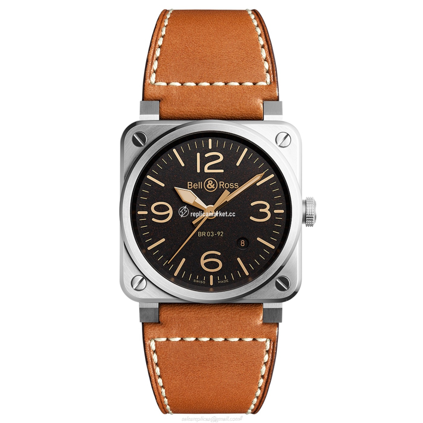 BR0392-ST-G-HE/SCA/2 Bell & Ross BR 03-92 Mechanical Automatic