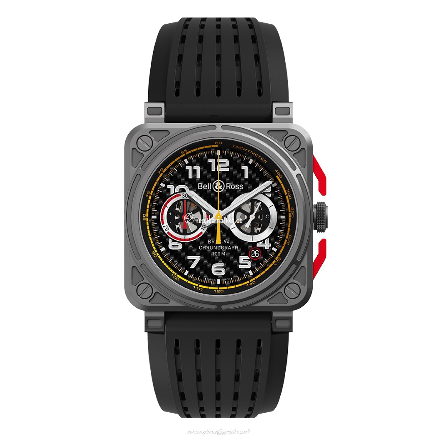 BR0394-RS18 Bell & Ross BR 03-94 Mechanical Automatic