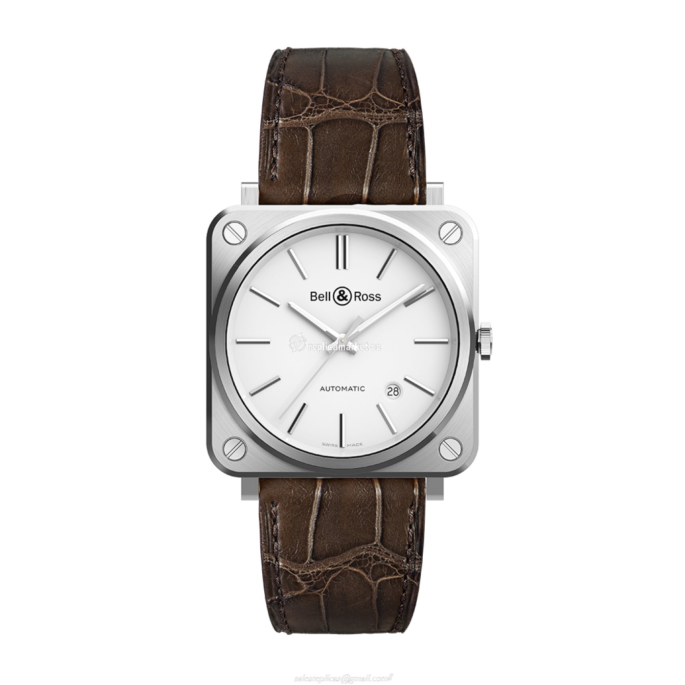 BRS92-WH-ST/SCR Bell & Ross BR S-92 Mechanical Automatic