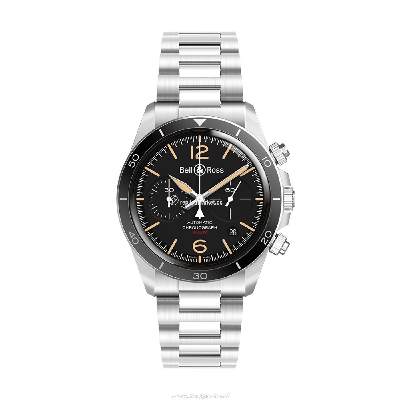 BRV294-HER-ST/SST Bell & Ross BR V2-94 Mechanical Automatic