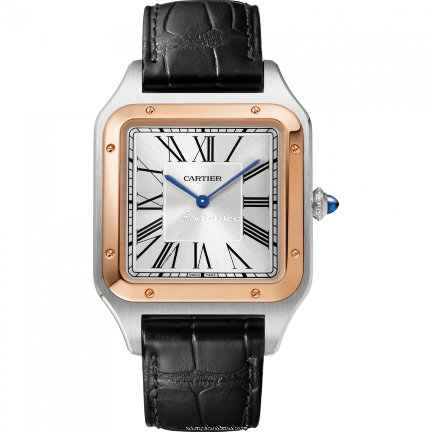 W2SA0017 Cartier Santos Mechanical with manual winding
