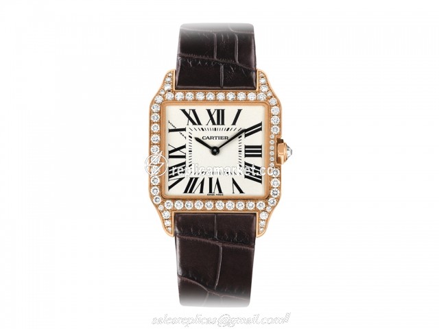 WH100351 Cartier Santos Quartz Movement