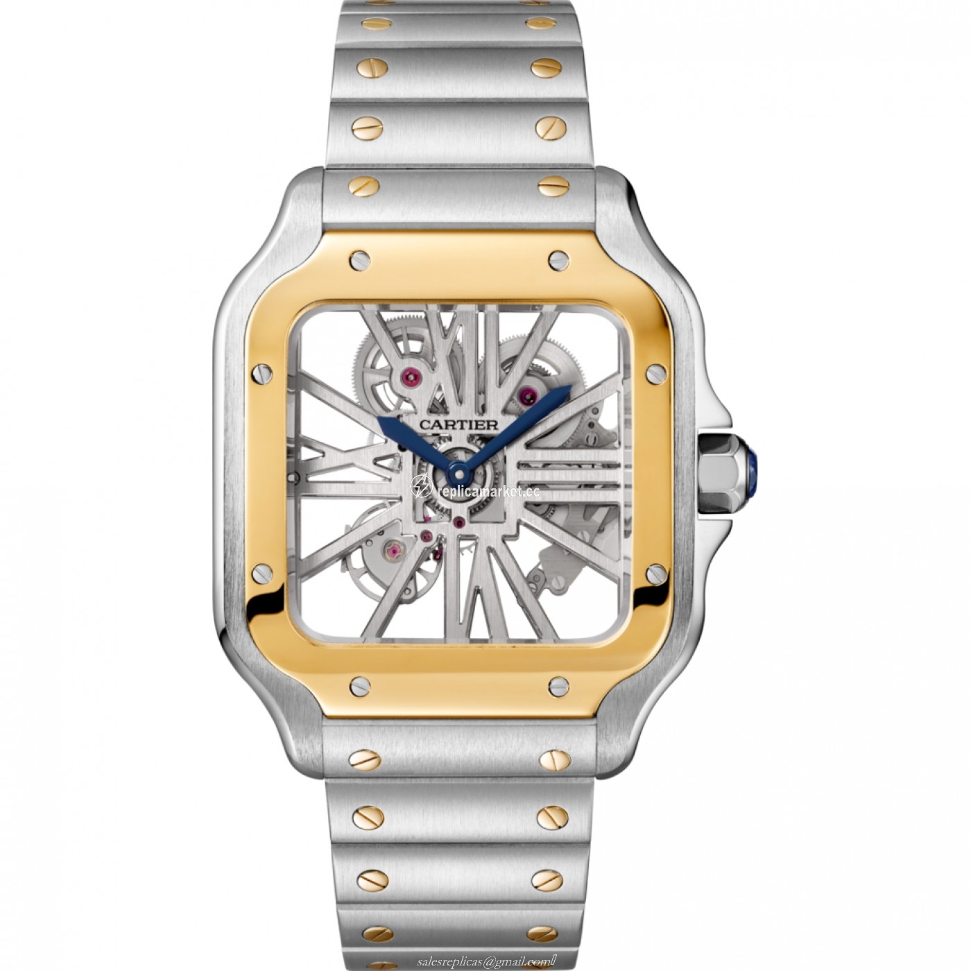 WHSA0012 Cartier Santos Mechanical with Manual Winding