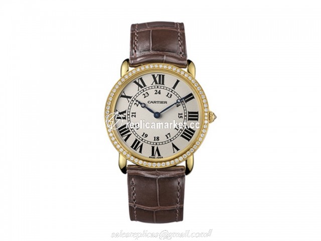 WR000451 Cartier Ronde Mechanical with manual winding