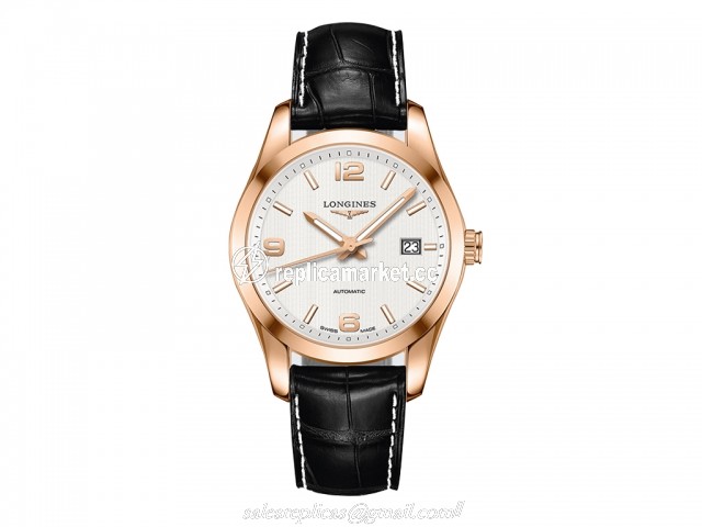 L27858763 Longines Conquest Self winding mechanical movement beating at 28'800 vibrations per hours and providing 42 hours of power reserve Moment Caliber: L619