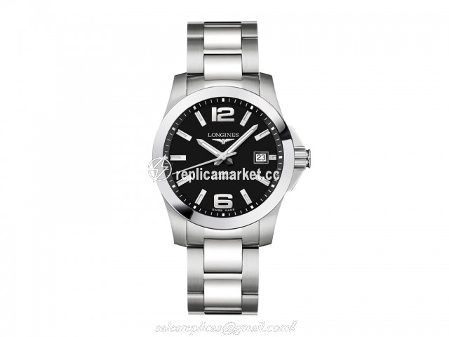 L36764586 Longines Conquest Self winding mechanical movement beating at 28'800 vibrations per hours and providing 38 hours of power reserve Moment Caliber: L633