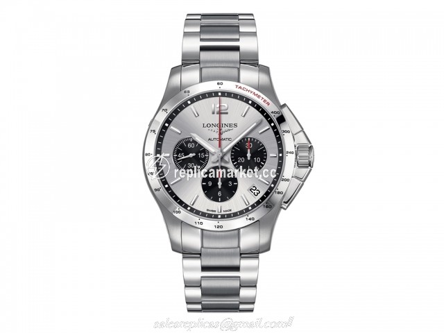 L36974066 Longines Conquest Self winding mechanical chronograph movement beating at 28'800 vibrations per hours and providing 46 hours of power reserve Moment Caliber: L696