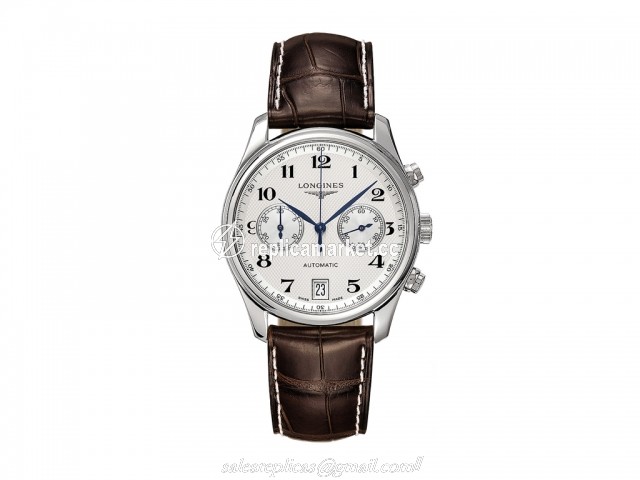 L26694783 Longines Master Collection Self winding mechanical chronograph movement beating at 28'800 vibrations per hours and providing 42 hours of power reserve Moment Caliber: L651